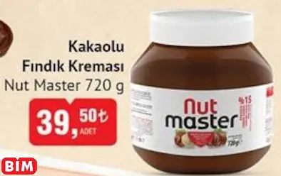 NUT MASTER KAKAOLU FINDIK KREMASI NUT MASTER KAKAOLU FINDIK KREMASI